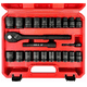 thumbnail image 2 of Juego De Herramientas Mecánicas Autocle 24 pcs Dados Kit 1/2' rojo, 2 of 4