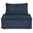 thumbnail image 3 of Signature Design by Ashley Bales Modern Low Profile Modular Accent Chair, Navy Blue, 3 of 6