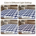 thumbnail image 7 of ODIKA 8'x10' Washable Area Rug Non-Slip Chair-Friendly Mat Checkered Front Grid Bordered Farmhouse Tartan Layout Layering Plaid Flowing for Dining Room, Large Office, Lounge, 7 of 7
