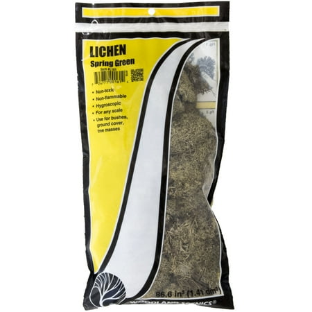UPC: 0724771001614 | Woodland Scenics Lichen Groundcover  Spring Green