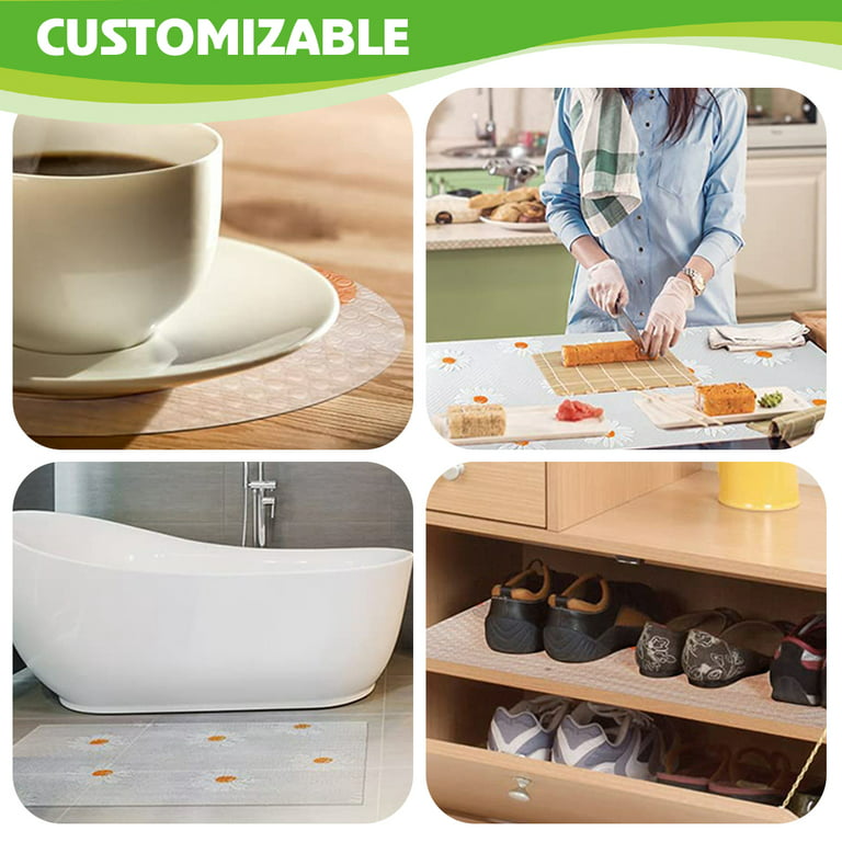 Shelf Liner Silicone Shelf Liners for Kitchen Cabinets Non
