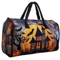 thumbnail image 2 of Unisex Boho Quilted Weekender Bag, Large Hippie Van Quilted Duffle Bag, Free-Spirited, Ready to Wander, Carry-On Luggage for Gym, Yoga, Weekend Trips, 2 of 6