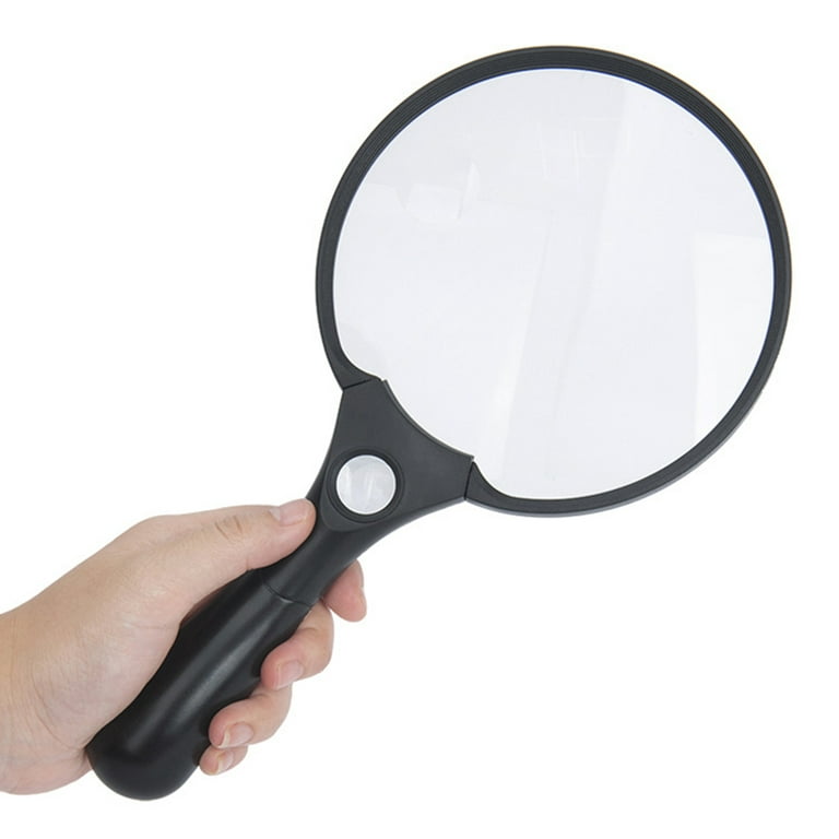Handheld Reading Magnifier 10x Magnifying Glass Lens Real - Temu