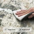 thumbnail image 3 of Modern Abstract Kitchen Rugs 2 Pieces Blue Grey Kitchen Mat Cushioned Anti Fatigue Mats for Kitchen Floor Non Slip Waterproof Kitchen Floor Mat Memory Foam Mat for Kitchen,Front of Sink,Laundry, 3 of 6