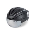 thumbnail image 1 of Seitruly Casco de bicicleta ajustable IPX5 USB gafas de bicicleta de montaña deportes de seguridad 20lm protección de ciclismo con luz de advertencia Teléfono y Comunicación Blanco negro, 1 of 6