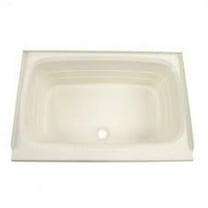 Lippert 209369 Better Bath 24" x 36" RV Bath Tub Center Drain Parchment