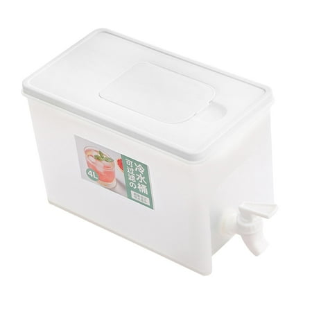 

4L Dispenser Sealed Lemonade Bottle Cold Water Barrel for Household
