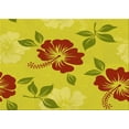 thumbnail image 1 of Ahgly Company Indoor Rectangle Patterned Canary Yellow Area Rugs, 8' x 10', 1 of 6