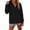 Black, variant on Womens Cozy Zip Up Hoodie Soft Fleece Long Sleeve Comfy Sweatshirt For Women Lounge Casual Pullover Jacket With Pockets Blue S