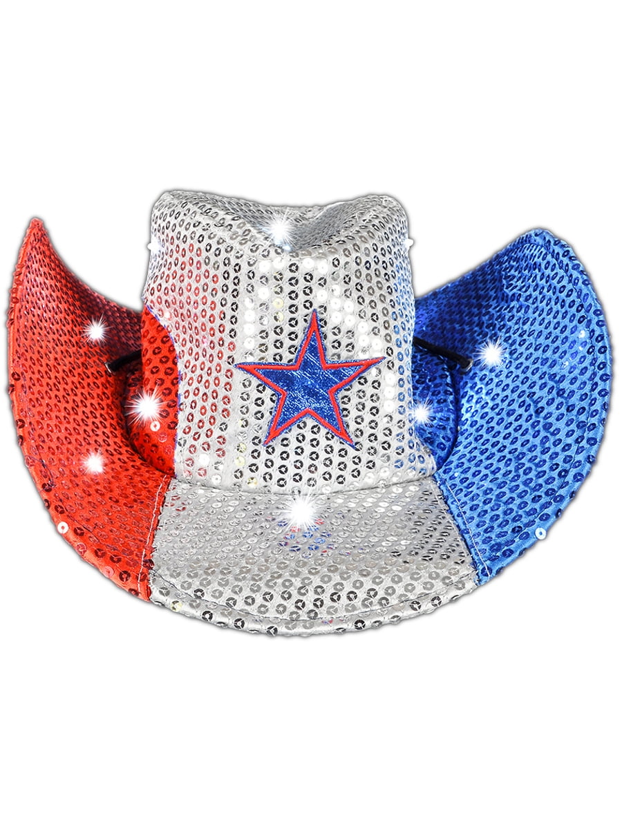 Fourth of july cowboy hat Clearance