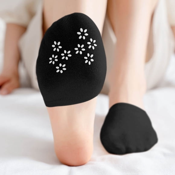 Elegant Half Toe Indoor Slipper Socks for All Day Comfort with Front Grip and Low Cut Ons Ideal for Home Casual Wear
