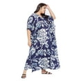 thumbnail image 4 of Caftans pour Femmes Longue Maxi Grande Taille Robe Caftans Manches 3/4 Robes pour Dames Filles en Ligne, 4 of 7