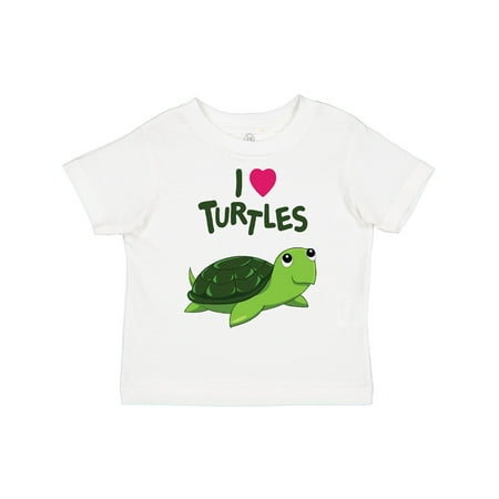 

Inktastic I Love Turtles Gift Toddler Boy or Toddler Girl T-Shirt