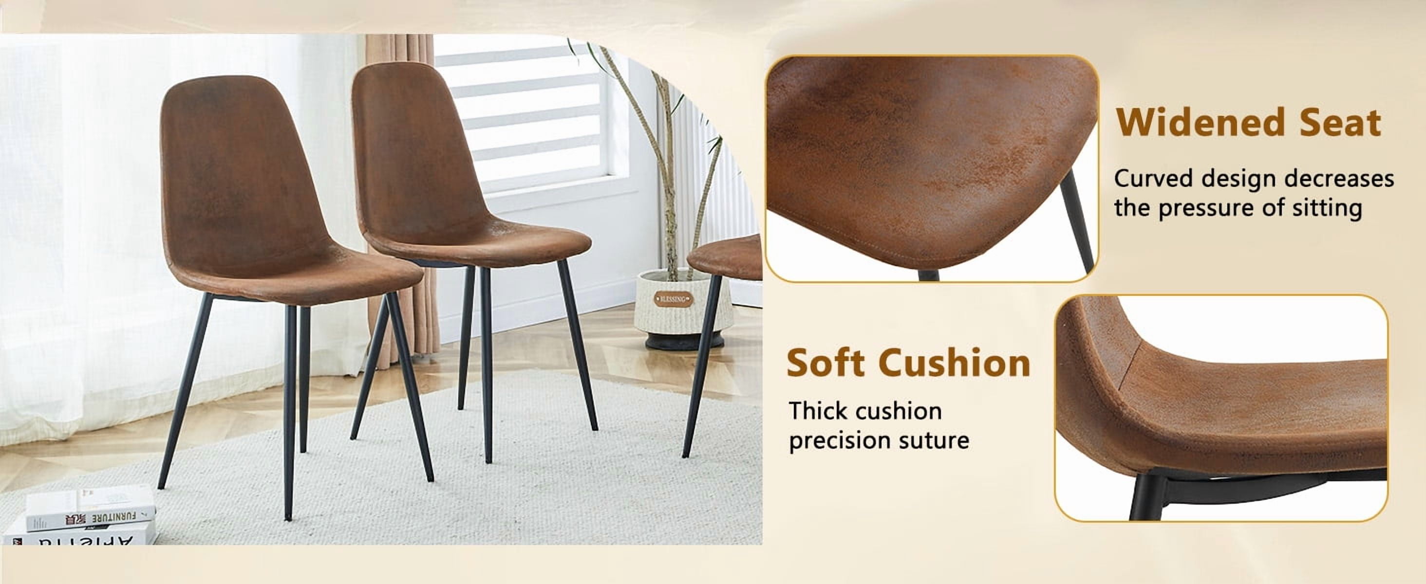 Noble House A set of 4 modern medieval style restaurant cushioned side chairs