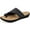 Black, variant on Sandals Women Slides Shoes: Flip Flops Woman Flats Sandals for Summer Beach Shoes with Memory Foam