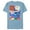 Ocean Blue, variant on Disney Lilo & Stitch Christmas Holiday Stitch One More Sleep - Short Sleeve Blended T-Shirt for Adults - Customized-Yellow