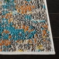 thumbnail image 4 of SAFAVIEH Madison Candelario Abstract Polka Dots Area Rug, Grey/Gold, 4' x 6', 4 of 8