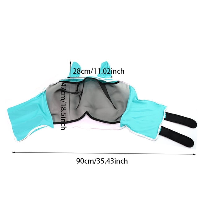 Horse Fly With Knit Fabric And Mesh Breathable Design For Indoor Outdoor Use Comfortable Fit For All Horses