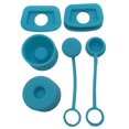 thumbnail image 1 of Vaso antiderrames - Tapón de derrames Silicona - Tapón de fugas Azul 6pcs Hugtrwg  Para estrenar, 1 of 3