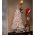 thumbnail image 5 of 4ft Artificial Christmas Pine Tree w/115 Tips& 50 Light, White Christmas Tree for Outdoor,Home,Office,Party,Xmas Holiday Decoration, 5 of 9
