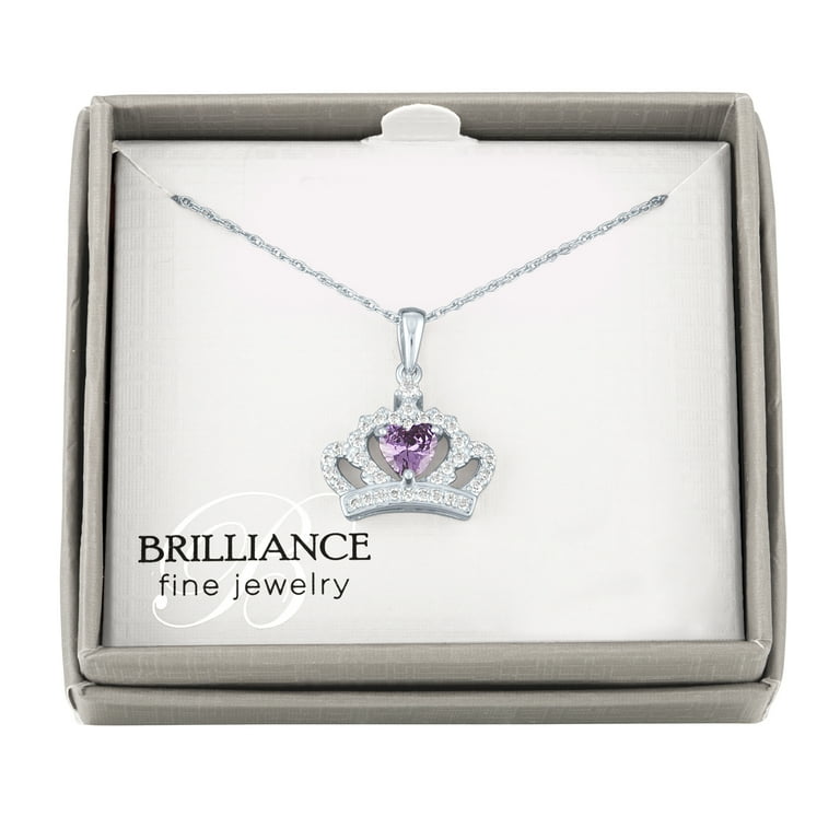 Sterling Silver Round Crown Set Amethyst 18 Sterling Silver Round Crown Set Amethyst 18