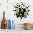 thumbnail image 3 of GZHJMY Cute Panda Round PVC Wall Clock, Battery Operated Silent Non Ticking Desk Clock for Home Bedroom Kitchen Office School Decor Wall Clock 9.9 Inch, 3 of 6