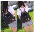 thumbnail image 4 of Sywqhk Mochila De Lona Informal Para Mujer, Mochila De Viaje, Bolsos De Hombro Grandes (Negro) Sywqhk Para estrenar, 4 of 5