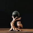 thumbnail image 4 of WHEANG Halloween Owl Holder Decor Available In 2 Colors Bronze And Silver, 4 of 4