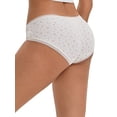 thumbnail image 2 of DARING DIVA Women's Floral Low Waisted Full Coverage Cotton Briefs M Light Yellow, 2 of 6