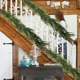 thumbnail image 3 of LSLJS Christmas Garland 4Ft Artificial Norfolk Plants Flowers Green Garland for Xmas Table Mantle Wall Fireplace DIY Indoor Outdoor, Holiday Christmas Decorations, 3 of 4
