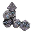 thumbnail image 1 of Juego de dados, 7 piezas Juego de dados de dados de metal sólido Juego de dados sólidos Valor inmejorable, 1 of 8