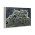 thumbnail image 3 of Stupell Industries Snow Leopard Cuddle Gray Framed Giclee Art design by Collin Bogle, 20 x 30, 3 of 8