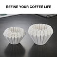 thumbnail image 3 of CHUANK Filter Screen 50 Pack Coffee Filters Basket Paper Coffee Filters Small Coffee Maker Single Coffee Pot Pour Over Coffee Makers, 3 of 4