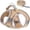 khaki, variant on Dog Harness and Leash Set, No Pull Pet Harness for Small Dogs Easy Walking,Soft Breathable Small Dog Harness,Adjustable Reflective Step in Vest Harness for Puppy,Kitten, Cats