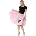 thumbnail image 4 of Jupe Caniche Rétro Taille Haute Plissée pour Femmes des Années 50, 4 of 5