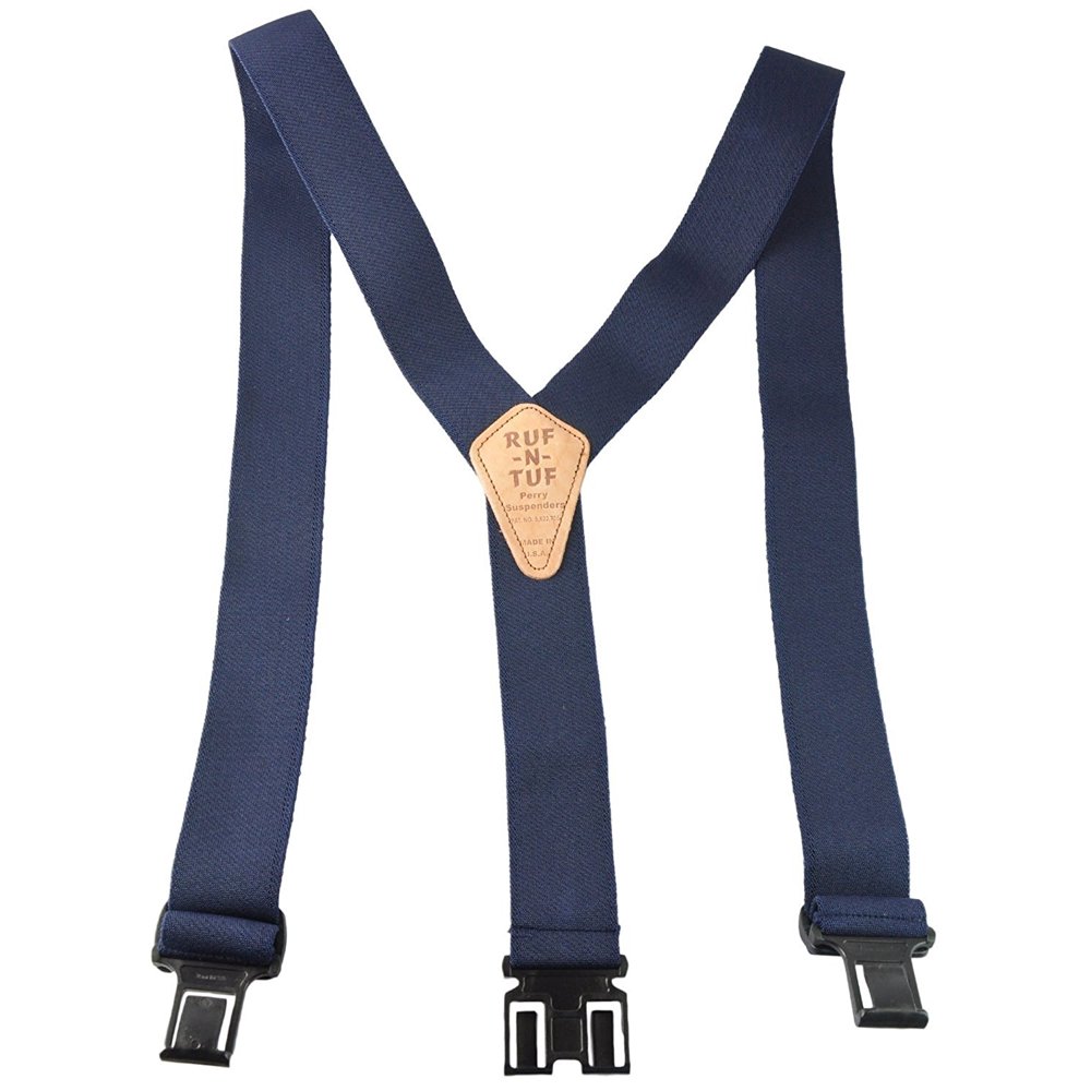 Perry Suspenders Perry Suspenders Mens Elastic RufNTuf Hook End
