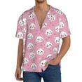 thumbnail image 1 of Fotbe Cute Cat Camisa Estampada de Manga Corta para Hombre, Casual de Verano, Estilo Playero, Sin Arrugas-X-Large, 1 of 5