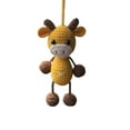 thumbnail image 1 of BKRE Hand Crocheted Cute Little Animal Figurine Pendants For And Rearview, 1 of 6
