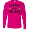 thumbnail image 3 of Inktastic Happiness is Being a Grandma with Butterflies Long Sleeve T-Shirt, 3 of 5