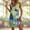 Green, variant on QUNYINEY Tie Dye Womens Sun Dresses Summer Casual Sleeveless A Line Mini Beach Tank Dress with Pockets Vacation Loose Fit V Neck Dresses