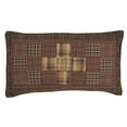 thumbnail image 2 of VHC Brands Prescott King Sham 21x37 Country Rustic Lodge Design, Russet, 2 of 5