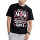 thumbnail image 1 of Proud Mom of Two Awesome Girls - Cotton Blend T-Shirt for Men, Casual Fit, Machine Washable, All-Season Comfort Tee For Adult, Men, Women, Teen, Teenager, Adolescent,Youth, 1 of 6