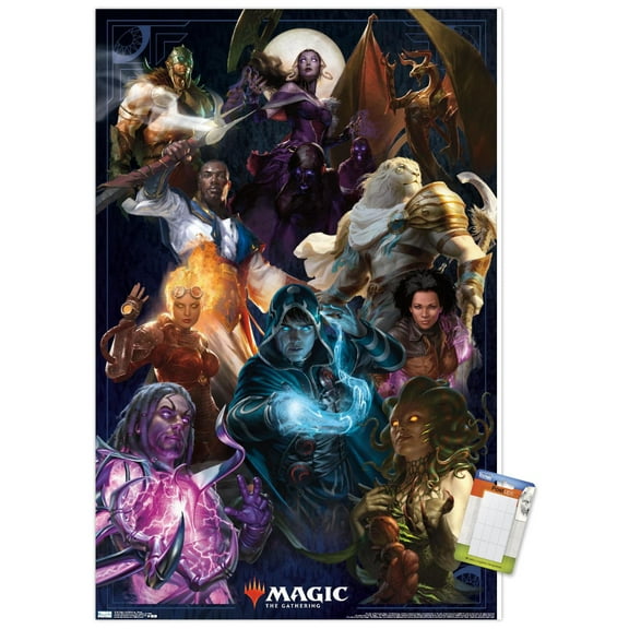 Magic: The Gathering - Group Wall Poster, 22.375" x 34"