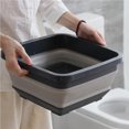 thumbnail image 4 of Lavabo Plegable Portátil Retráctil Para El Hogar, Pie De Espuma Para Lavar, Portátil, Grueso, Para Viajes, Al Aire Libre, Para Lavandería De Coche Inevent HA023200-00, 4 of 7