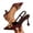 Burgundy, variant on Women Metal Ornament Stiletto Slingback Sandals Pointed Closed Toe Patent Leather Plus Size Shoes Spring Summer Elegant,Pink