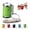 Green, variant on Mini Coin Storage Keychain, 2-in-1 Fidget Stress Relief & Portable Coin Holder with Snap Closure
