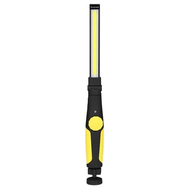Luz COB LED Antorcha Inspección a prueba de agua para taller de reparación de automóviles Amarillo