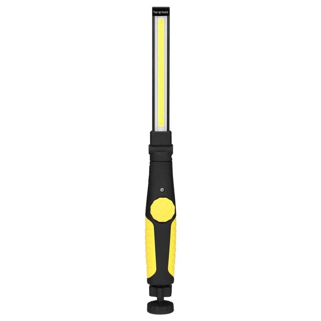 Linterna LED COB, impermeable, para taller de reparación de coches (amarilla)
