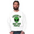 thumbnail image 5 of Funny Nerdy Aliens UFOs Believers Sweatshirt for Men or Women Brisco Brands X, 5 of 6