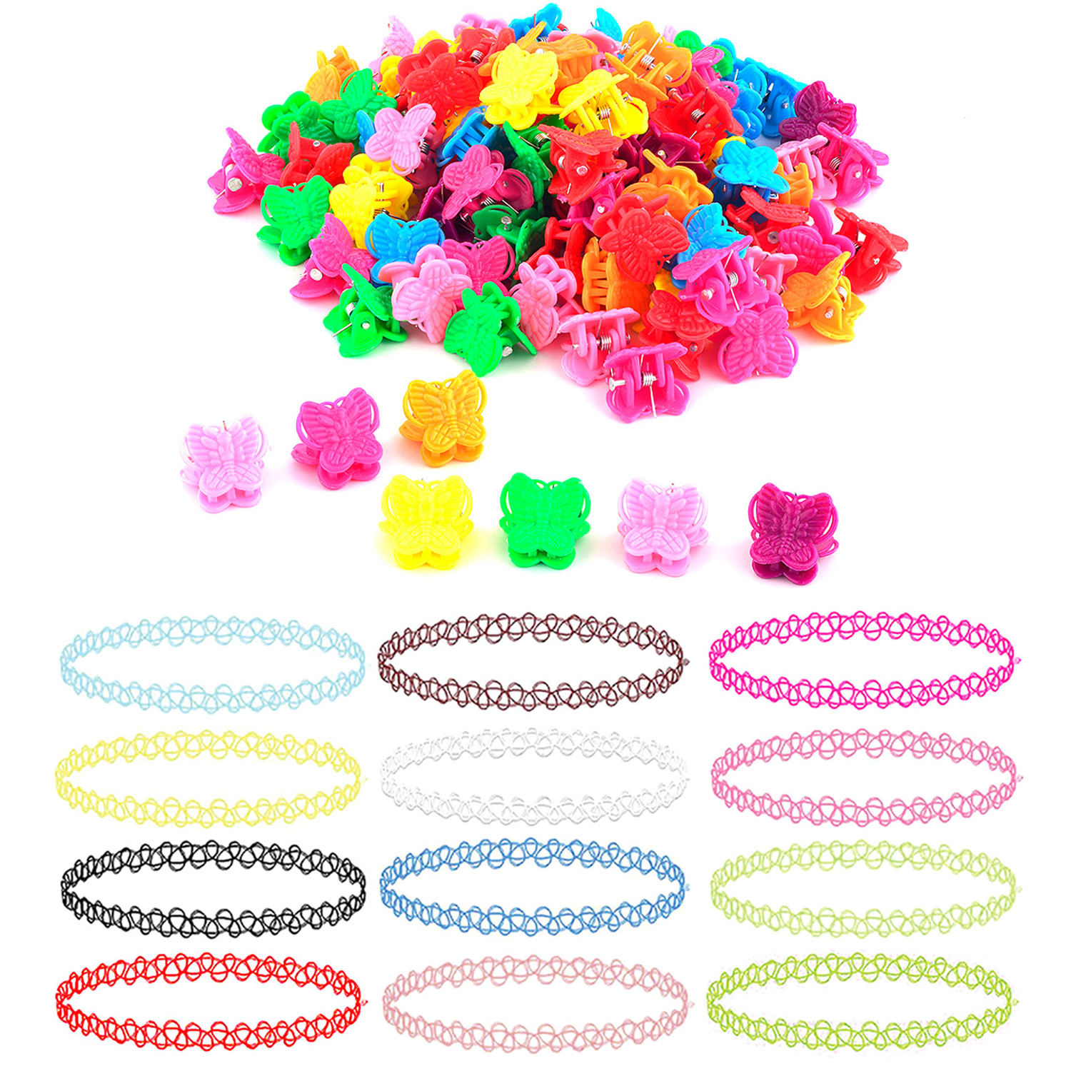 Details about / Hair Slides Ice Lollipops Hair Grip Clip Set Gift Girls Novelty Pink Yellow Blue